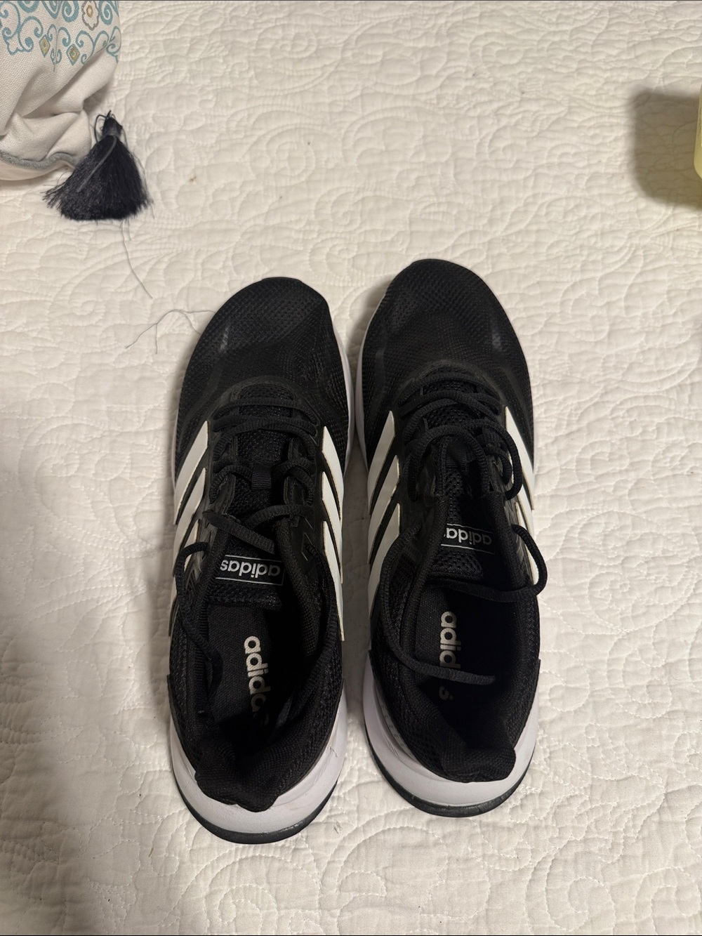 adidas Men’s Black & White Athletic Running Shoes